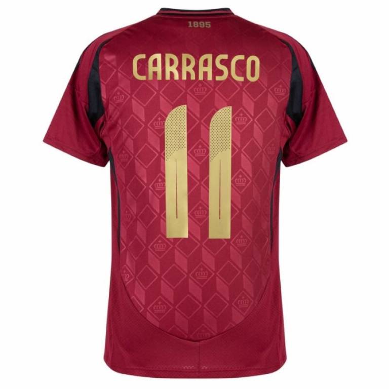 Maillot Belgique Domicile 2024 2025 Carrasco (3)