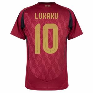 Maillot Belgique Domicile 2024 2025 Lukaku (3)