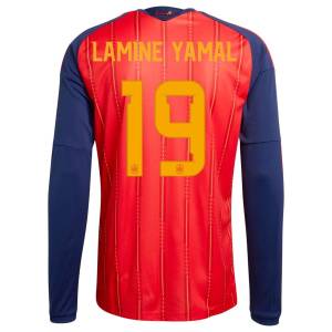 Maillot Espagne Domicile 2026 2027 Lamine Yamal Manches Longues (2)