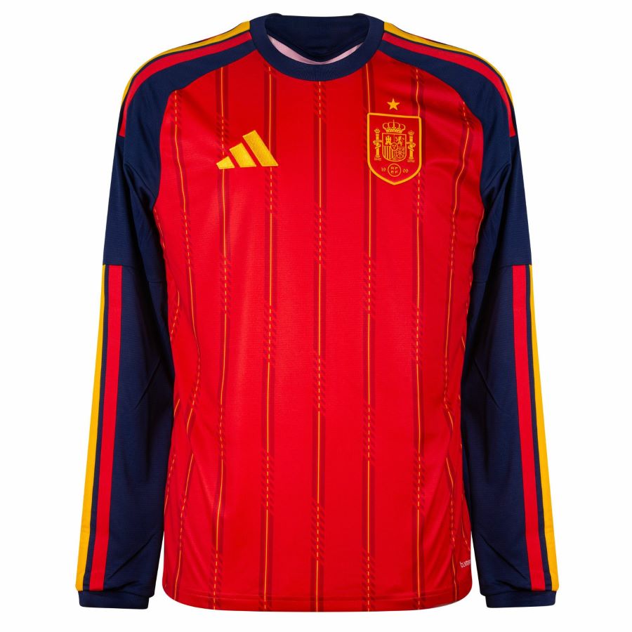 Maillot Espagne Domicile 2026 2027 Manches Longues (1)