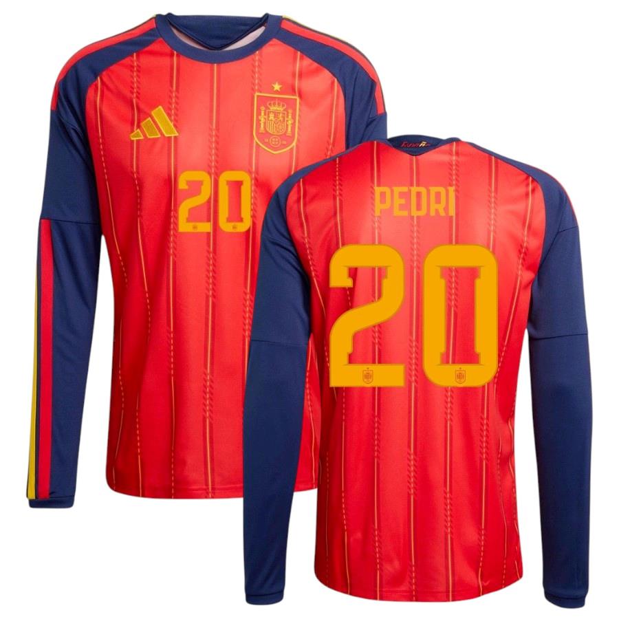 Maillot Espagne Domicile 2026 2027 Pedri Manches Longues (1)