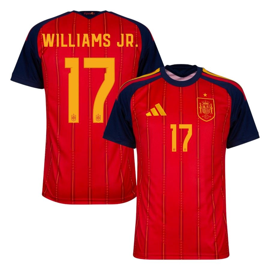 Maillot Espagne Domicile 2026 2027 Williams Jr. (1)