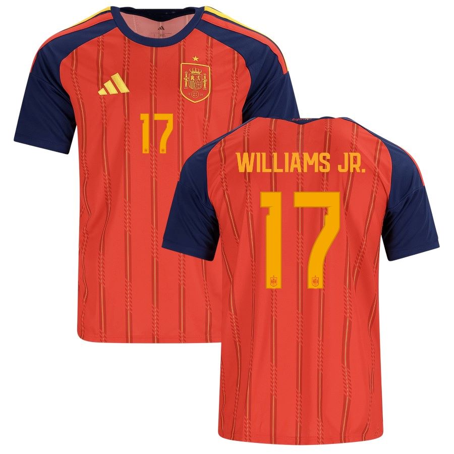 Maillot Espagne Domicile 2026 2027 Williams Jr. (1)