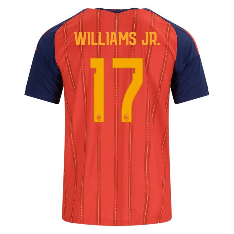 Maillot Espagne Domicile 2026 2027 Williams Jr. (2)