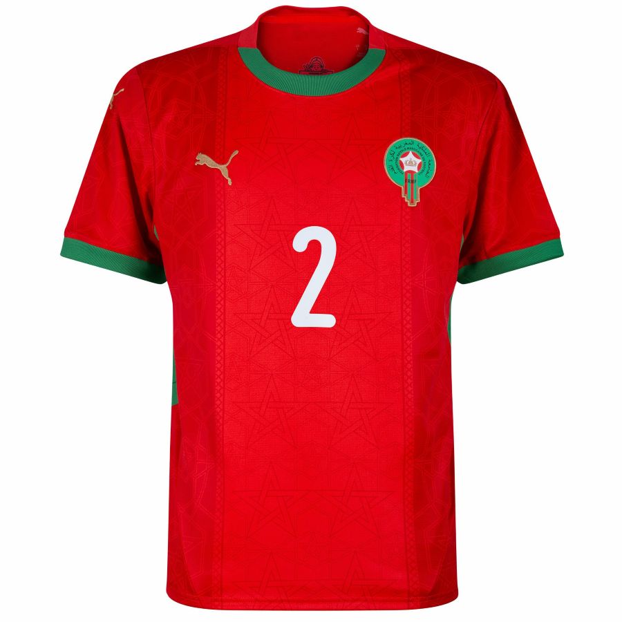Maillot Kit Enfant Maroc Domicile 2025 2026 Hakimi (3)