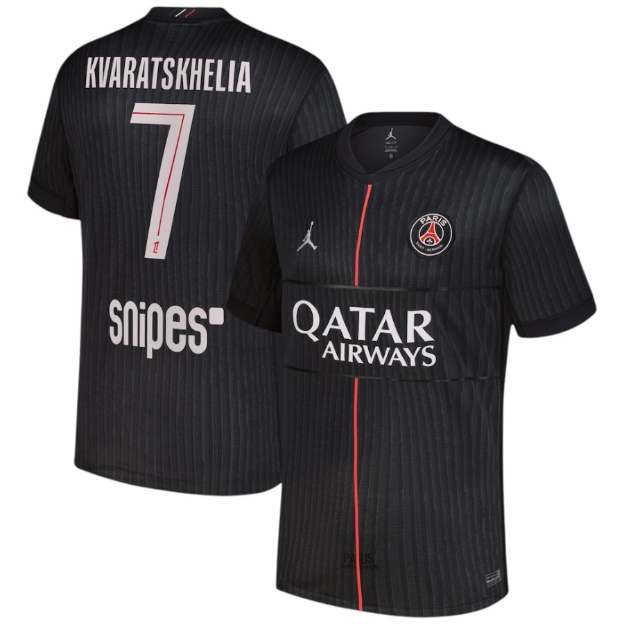 Maillot PSG Jordan Fourth 2025 2026 Kvaratskhelia (1)