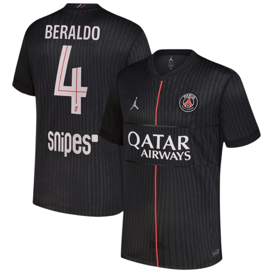 Maillot PSG Jordan Fourth Beraldo (1)