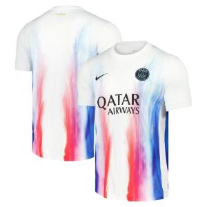 Maillot PSG Pre Match Edition Spéciale LDC Blanc (3)