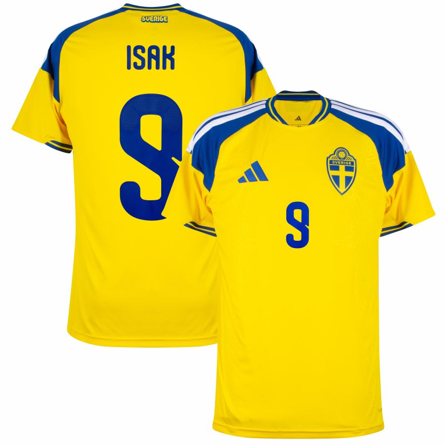 Maillot Suède Domicile 2026 2027 Isak (1)
