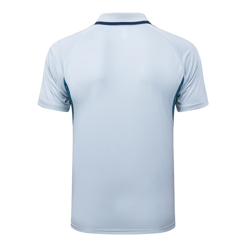 Survetement Arsenal Polo 2025 2026 Blanc Bleu (2)