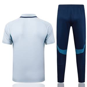 Survetement Arsenal Polo 2025 2026 Blanc Bleu (3)