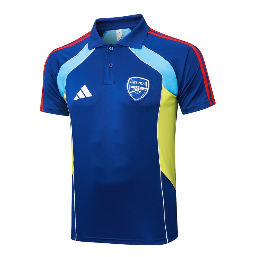 Survetement Arsenal Polo 2025 2026 Bleu Clair (2)