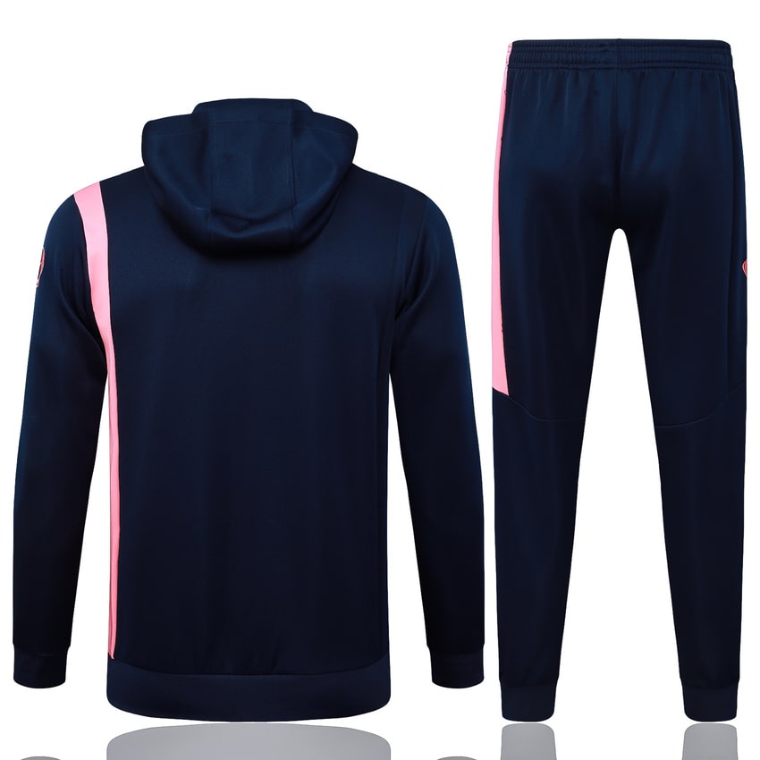 Survetement Barca Sweat 2025 2026 Bleu Rose (2)