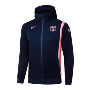 Survetement Barca Sweat 2025 2026 Bleu Rose (4)
