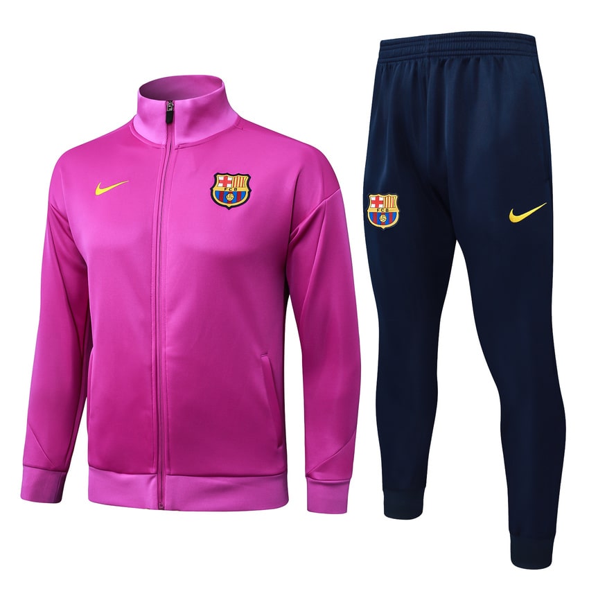 Survetement Barca Veste 2025 2026 Rose (1)