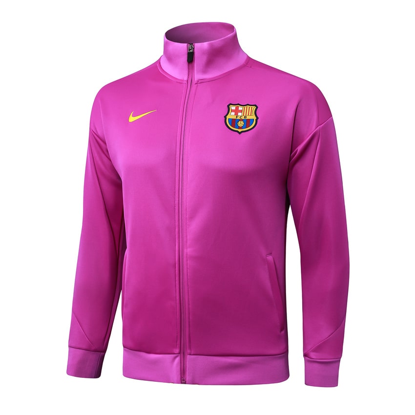 Survetement Barca Veste 2025 2026 Rose (4)
