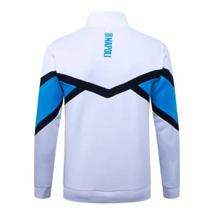 Survetement Naples Veste 2025 2026 Blanc Bleu (2)