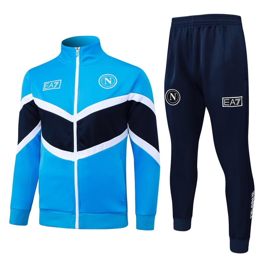 Survetement Naples Veste 2025 2026 Bleu Ciel (1)