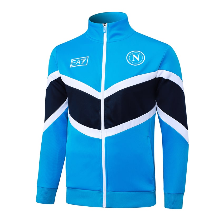 Survetement Naples Veste 2025 2026 Bleu Ciel (3)