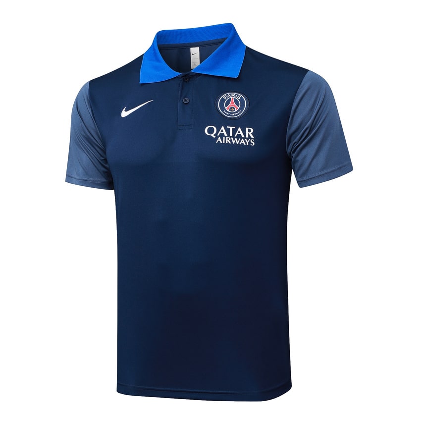 Survetement PSG Polo 2025 2026 Bleu Foncé (3)