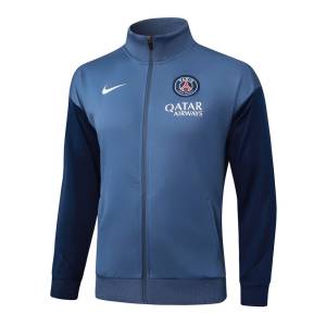 Survetement PSG Veste 2025 2026 Bleu Océan (2)