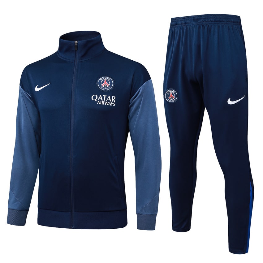 Survetement PSG Veste 2025 2026 Bleu Sombre (1)
