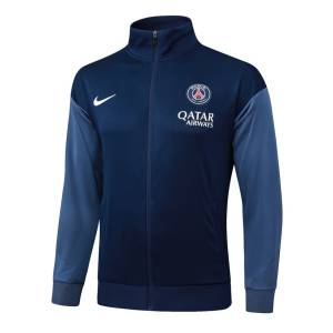 Survetement PSG Veste 2025 2026 Bleu Sombre (3)