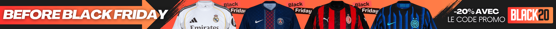 black friday maillot de foot