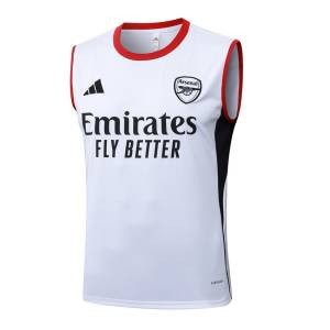 Debardeur Short Arsenal 2025 2026 Blanc Rouge (2)