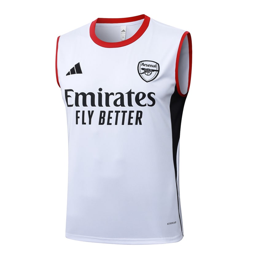 Debardeur Short Arsenal 2025 2026 Blanc Rouge (2)
