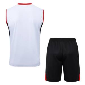 Debardeur Short Arsenal 2025 2026 Blanc Rouge (3)