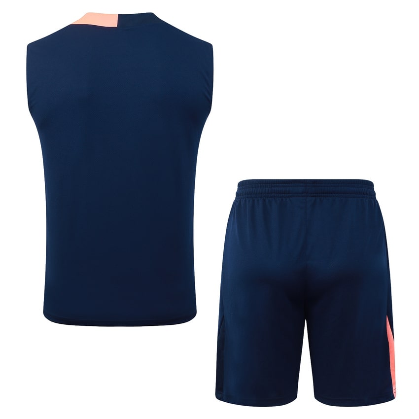 Debardeur Short Barca 2025 2026 Bleu Orange (3)