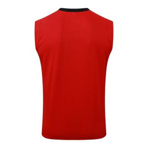 Debardeur Short Milan AC 2025 2026 Rouge Clair (3)