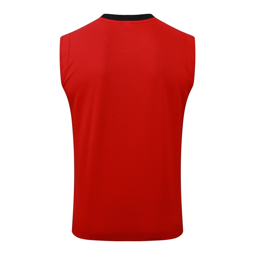 Debardeur Short Milan AC 2025 2026 Rouge Clair (3)