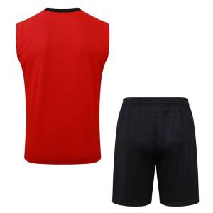 Debardeur Short Milan AC 2025 2026 Rouge Clair (4)