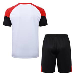 Ensemble Maillot Short Arsenal 2025 2026 Blanc Rouge (4)