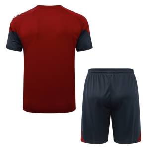 Ensemble Maillot Short Arsenal 2025 2026 Rouge Bleu (3)