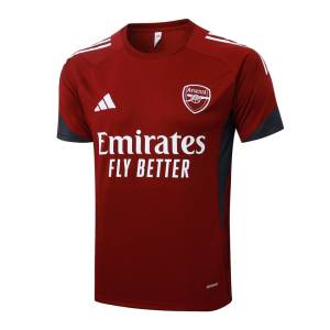 Ensemble Maillot Short Arsenal 2025 2026 Rouge Bleu (4)