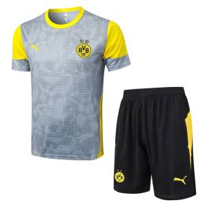Ensemble Maillot Short Dortmund 2025 2026 Gris