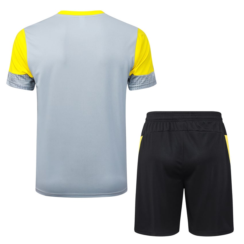 Ensemble Maillot Short Dortmund 2025 2026 Gris (2)