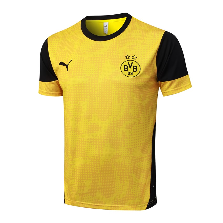 Ensemble Maillot Short Dortmund 2025 2026 Jaune Noir (4)