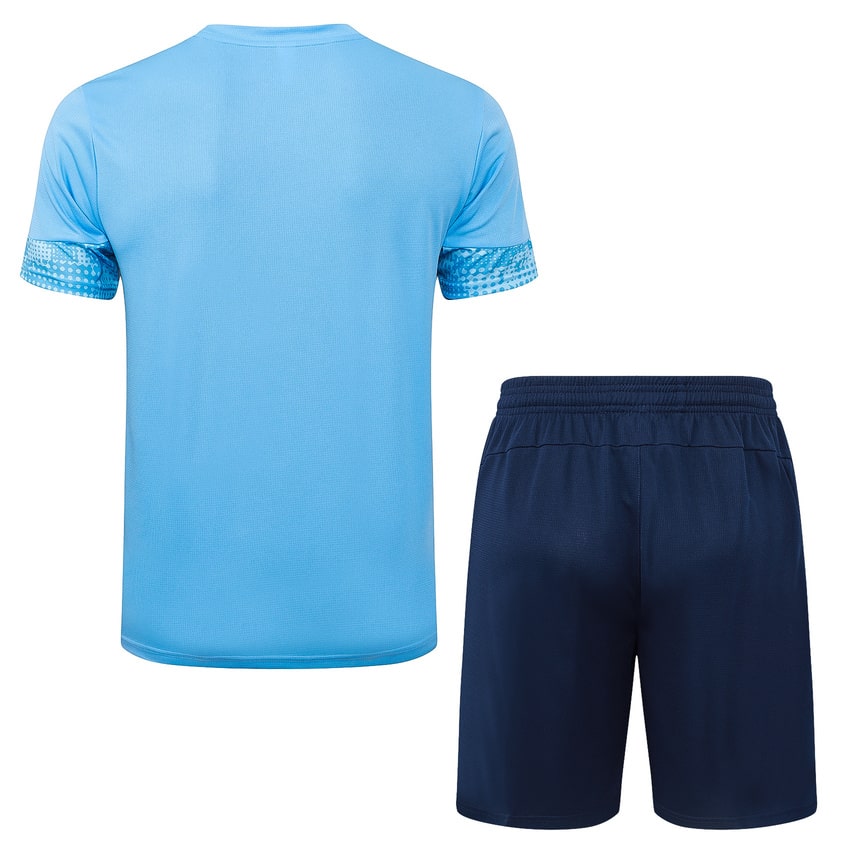Ensemble Maillot Short Manchester City 2025 2026 Bleu Ciel (2)
