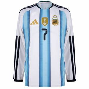Maillot Argentine Domicile 2026 2027 Manches Longues De Paul(3)