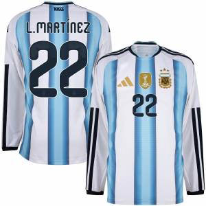 Maillot Argentine Domicile 2026 2027 Manches Longues L. Martinez (1)