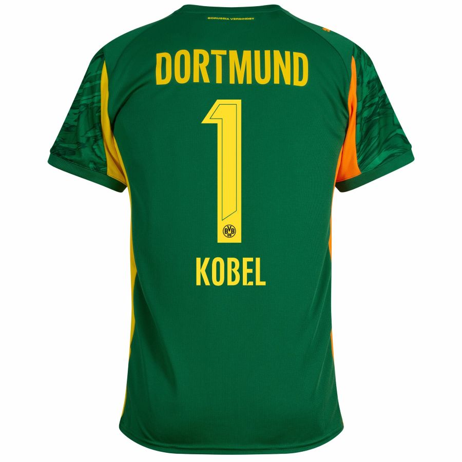 Maillot BVB Dortmund Vert 2025 2026 Kobel (2)
