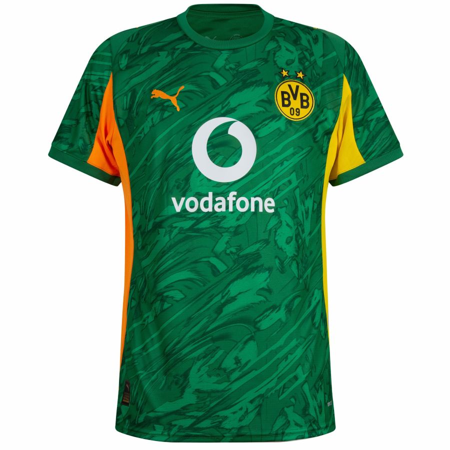 Maillot BVB Dortmund Vert 2025 2026 Kobel (3)