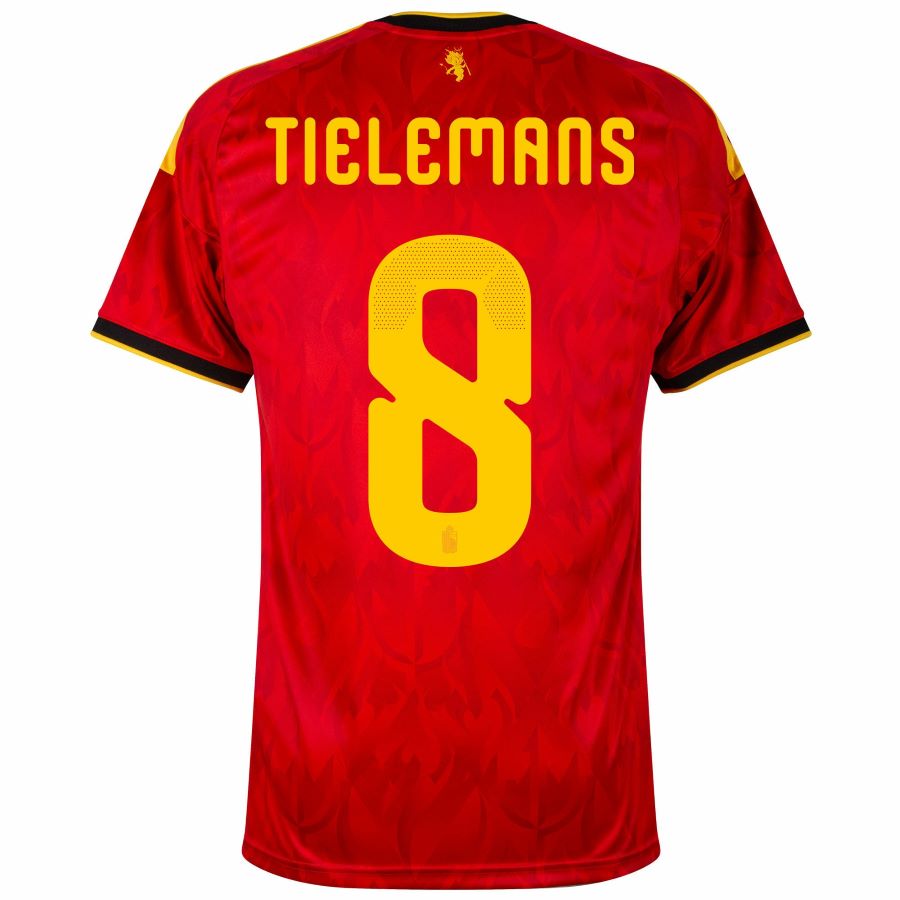 Maillot Belgique Domicile 2026 2027 Tielemans (3)