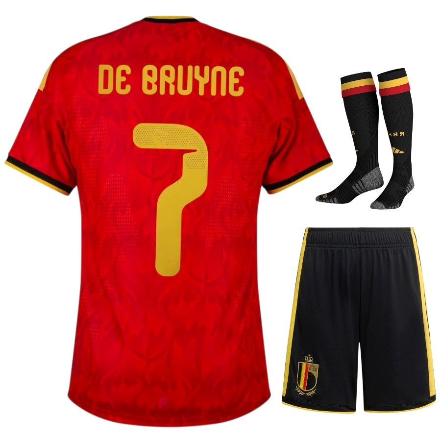 Maillot Kit Enfant Belgique Domicile 2026 2027 De Bruyne
