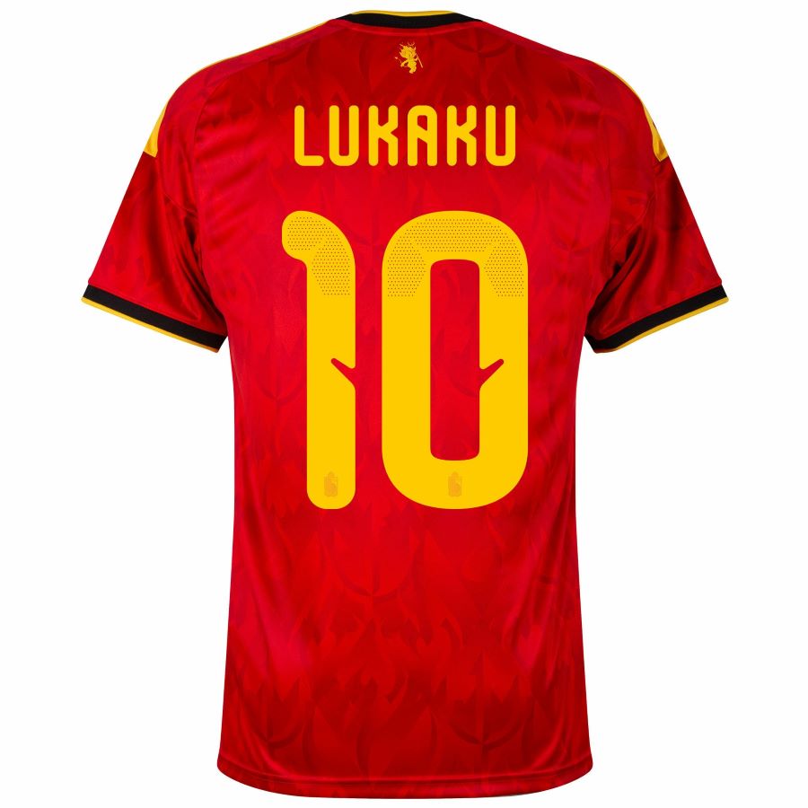 Maillot Kit Enfant Belgique Domicile 2026 2027 Lukaku (2)