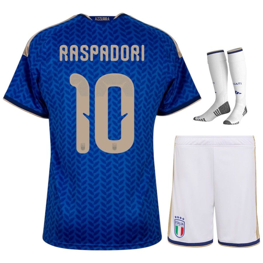 Maillot Kit Enfant Italie Domicile 2026 2027 Raspadori
